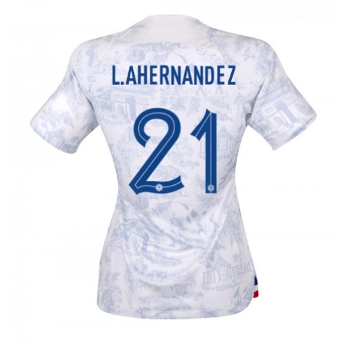 Francuska Lucas Hernandez #21 Gostujuci Dres za Ženska SP 2022 Kratak Rukav